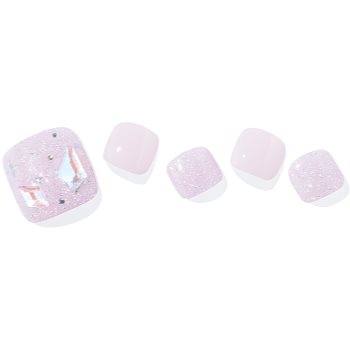 ohora Semi Cured Gel Pedicure Strips P Etoile folii autocolante pentru unghii pentru picioare